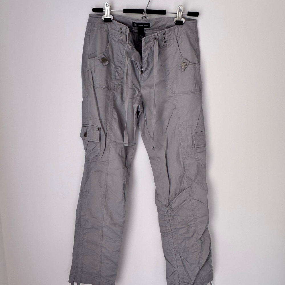 INC International Concepts cargo pants with cinches, size 4